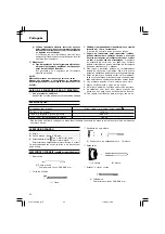 Preview for 34 page of Hitachi H 60MC Handling Instructions Manual