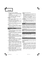 Preview for 36 page of Hitachi H 60MC Handling Instructions Manual