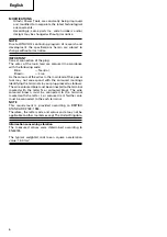 Preview for 7 page of Hitachi H 70SD Handling Instructions Manual