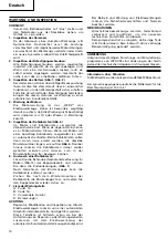 Preview for 11 page of Hitachi H 70SD Handling Instructions Manual