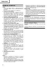 Preview for 23 page of Hitachi H 70SD Handling Instructions Manual