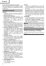 Preview for 35 page of Hitachi H 70SD Handling Instructions Manual