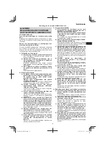 Preview for 15 page of Hitachi H 90SG Handling Instructions Manual