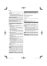 Preview for 34 page of Hitachi H 90SG Handling Instructions Manual