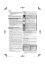 Preview for 14 page of Hitachi H45MRY Handling Instructions Manual