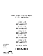 Hitachi H8/3152 Hardware Manual preview