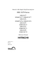 Preview for 1 page of Hitachi H8S/2670 Reference Manual