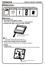 Preview for 5 page of Hitachi HCWA21NEWH Installation And Operation Manual