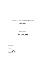 Preview for 1 page of Hitachi HD64465 User Manual