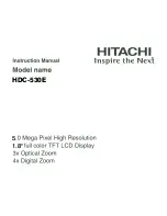 Hitachi HDC-530E Instruction Manual preview