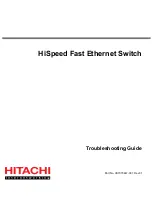 Preview for 1 page of Hitachi HS140-010 Troubleshooting Manual