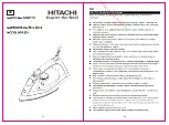 Preview for 29 page of Hitachi HSR229 Instruction Manual