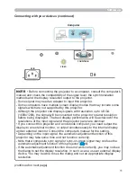 Preview for 20 page of Hitachi Innovate CP-RX93 Manual