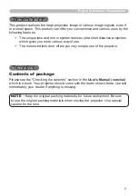 Preview for 3 page of Hitachi Innovate ED-A101 Operating Manual