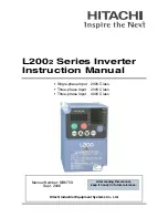 Preview for 1 page of Hitachi L200-002NFE2 Instruction Manual