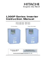 Preview for 1 page of Hitachi L300P Series Instruction Manual