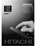 Preview for 1 page of Hitachi L37V01E Instructions For Use Manual