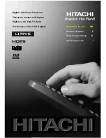 Hitachi L47VP01E Instructions For Use Manual preview