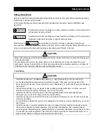 Preview for 3 page of Hitachi L700 Series Instruction Manual