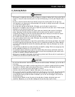 Preview for 47 page of Hitachi L700 Series Instruction Manual