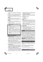 Preview for 14 page of Hitachi M 6SB Handling Instructions Manual