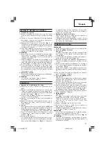 Preview for 17 page of Hitachi M 6SB Handling Instructions Manual