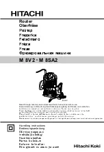 Preview for 2 page of Hitachi M 8SA2 Handling Instructions Manual