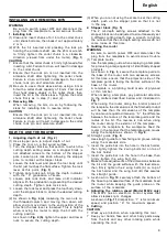 Preview for 10 page of Hitachi M 8SA2 Handling Instructions Manual