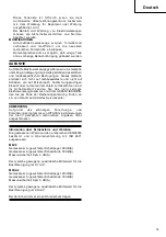 Preview for 16 page of Hitachi M 8SA2 Handling Instructions Manual