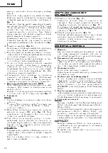 Preview for 25 page of Hitachi M 8SA2 Handling Instructions Manual