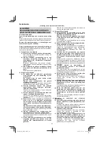 Preview for 24 page of Hitachi M 8V2 Handling Instructions Manual