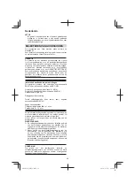 Preview for 28 page of Hitachi M 8V2 Handling Instructions Manual