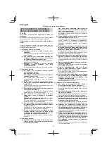 Preview for 34 page of Hitachi M 8V2 Handling Instructions Manual