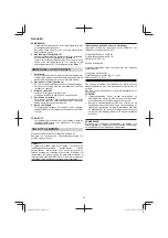 Preview for 42 page of Hitachi M 8V2 Handling Instructions Manual