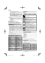 Preview for 44 page of Hitachi M 8V2 Handling Instructions Manual