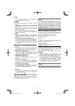 Preview for 46 page of Hitachi M 8V2 Handling Instructions Manual