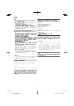 Preview for 50 page of Hitachi M 8V2 Handling Instructions Manual