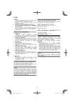 Preview for 54 page of Hitachi M 8V2 Handling Instructions Manual