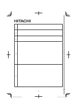 Preview for 62 page of Hitachi M 8V2 Handling Instructions Manual