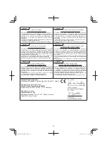 Preview for 67 page of Hitachi M 8V2 Handling Instructions Manual