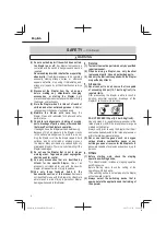 Preview for 6 page of Hitachi N 3804AB3 Instruction And Safety Manual