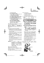 Preview for 35 page of Hitachi N 3804AB3 Instruction And Safety Manual