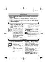 Preview for 43 page of Hitachi N 3804AB3 Instruction And Safety Manual