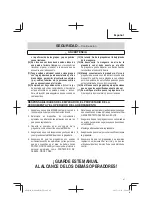 Preview for 47 page of Hitachi N 3804AB3 Instruction And Safety Manual