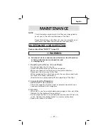 Preview for 27 page of Hitachi N5009AF Instruction And Safety Manual