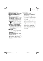 Preview for 19 page of Hitachi NC 40G Handling Instructions Manual