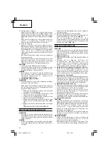 Preview for 24 page of Hitachi NC 40G Handling Instructions Manual