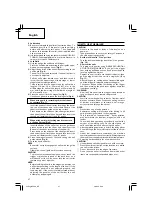 Preview for 38 page of Hitachi NC 50H Handling Instructions Manual