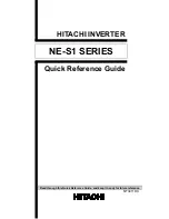 Hitachi NES1-002LB Quick Reference Manual preview