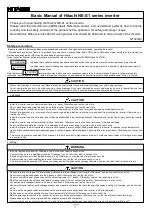 Preview for 1 page of Hitachi NES1-OP Basic Manual